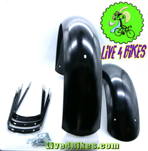 Load image into Gallery viewer, 26x4.0 Fat Bike Classic Fender Set Black