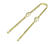 Load image into Gallery viewer, 26 Cage Twisted Fender Braces Gold.