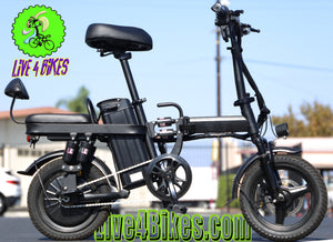 electric foldable bicycle MOD Bikes Foldable Electric Bike Ebike with Powerful Torque, Long Range, Charcoal Black