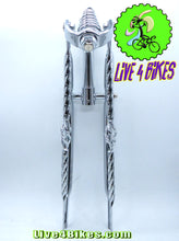 Load image into Gallery viewer, 20in Lowrider Classic Spring Fork 1 Inch W/ Twisted Cage Bars
