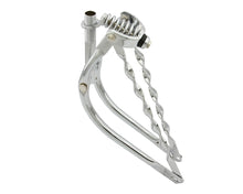 Load image into Gallery viewer, 20 Lowrider Bent Spring Fork 1 Inch W/Twisted Bars Chrome.