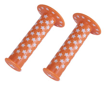 Load image into Gallery viewer, Star Grips 7/8 long 124mm 2006 Orange White Star.