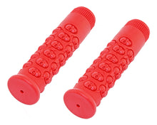Load image into Gallery viewer, Skull Grips 7/8 long 116mm Kraton Rubber Red.