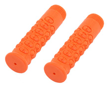 Load image into Gallery viewer, Skull Grips 7/8 long 116mm Kraton Rubber Orange.