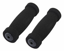 Load image into Gallery viewer, Short Foam Grips 7/8 long 127mm Black.