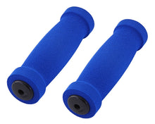 Load image into Gallery viewer, Short Foam Grips 7/8 long 127mm Blue.