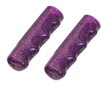 Load image into Gallery viewer, Lowrider Grips 7/8 long 95mm Sparkle/Purple.