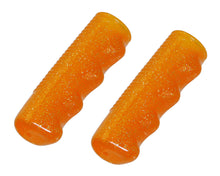 Load image into Gallery viewer, Lowrider Grips 7/8 long 95mm Sparkle/Orange.