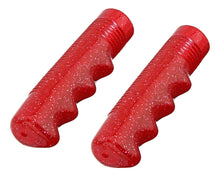 Load image into Gallery viewer, Lowrider Grips 7/8 long 115mm Sparkle/Red.