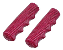 Load image into Gallery viewer, Grips 7/8 long 115mm Kraton Rubber 212 Sparkle/Red.