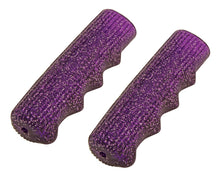 Load image into Gallery viewer, Grips 7/8 long 115mm Kraton Rubber 212 Sparkle/Purple.