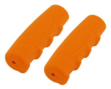 Load image into Gallery viewer, Grips 7/8 long 116mm Kraton Rubber 0214 Orange.