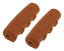 Load image into Gallery viewer, Grips 7/8 long 116mm Kraton Rubber 0214 Brown.