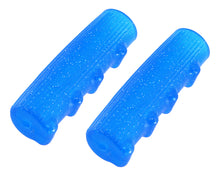 Load image into Gallery viewer, Grips 7/8 long 116mm Kraton Rubber 0214 Sparkle/Blue.