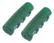 Load image into Gallery viewer, Grips 7/8 long 116mm Kraton Rubber 0214 Sparkle/Green.