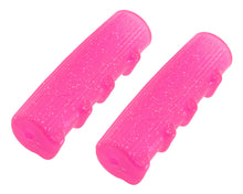 Load image into Gallery viewer, Grips 7/8 long 116mm Kraton Rubber 0214 Sparkle/Pink.