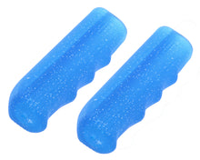 Load image into Gallery viewer, Custom Grips 7/8 long 116mm Kraton Rubber Sparkle/Blue.