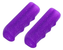 Load image into Gallery viewer, Custom Grips 7/8 long 116mm Kraton Rubber Sparkle/Purple.
