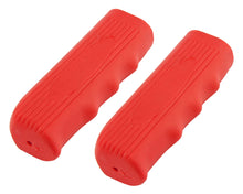 Load image into Gallery viewer, Custom Grips 7/8 long 116mm Kraton Rubber Red.