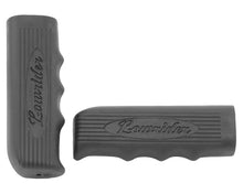 Load image into Gallery viewer, Lowrider Custom Grips 7/8 long 116mm Kraton Rubber W/Logo Black.