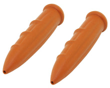Load image into Gallery viewer, Vintage Lowrider Bullet Grips 7/8 long 135mm VLP-35 Brown.