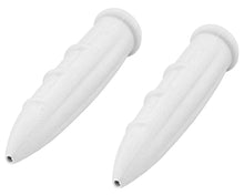 Load image into Gallery viewer, Vintage Lowrider Bullet Grips 7/8 long 135mm VLP-35 White.