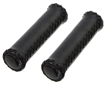 Load image into Gallery viewer, Grips 7/8 long 131mm Artificial Leather Black