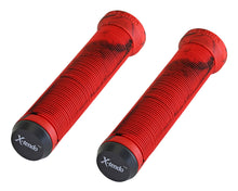 Load image into Gallery viewer, X-Tendo Grips 7/8 long 135mm W/Plug Red/Black.