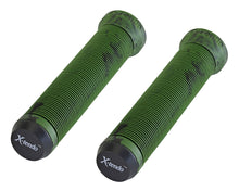 Load image into Gallery viewer, X-Tendo Grips 7/8 long 135mm W/Plug Green/Black.