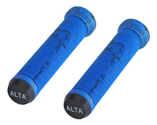 Load image into Gallery viewer, Alta X-Tendo Grips 7/8 long 135mm W/Plug Blue/Black.