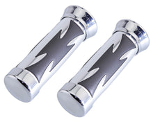 Load image into Gallery viewer, Grips 7/8 long 135mm Iron Cross Chrome.