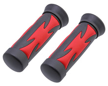 Load image into Gallery viewer, Grips 7/8 long 135mm Iron Cross Black/Red.