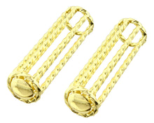 Load image into Gallery viewer, Lowrider Twisted Grips 7/8 long 112mm Gold.