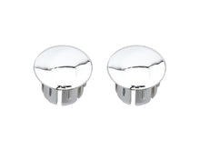 Load image into Gallery viewer, Handlebar Grips End Plugs Chrome.
