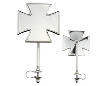 Load image into Gallery viewer, Alloy Iron Cross Mirror Chrome.