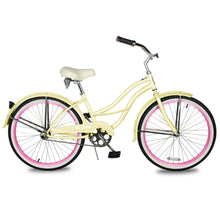 Load image into Gallery viewer, Micargi Tahiti Single Speed 26 Inch Women's Beach Cruiser Bike