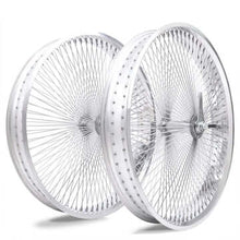 Load image into Gallery viewer, Micagi WH-TR9529140 29"X4"X13GX140H ALUMINUM POLISH FAT RIMS WHEEL SET.