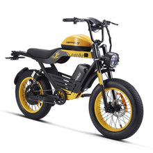 Load image into Gallery viewer, HappyRun G100 Pro Yellow Electric Bike Dual Battery