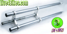 Load image into Gallery viewer, Triple Tree Chopper Fork 1 Inch Threaded 30 Long Chrome -Live4Bikes