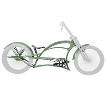 Load image into Gallery viewer, Micargi FM-Scorpion pro dts 26" Single Speed Bicycle Frame with Fenders and Saddle Suspion