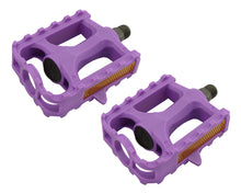 Load image into Gallery viewer, Platform Pedals purple 9/16 for 3-piece crank -Live4Bikes