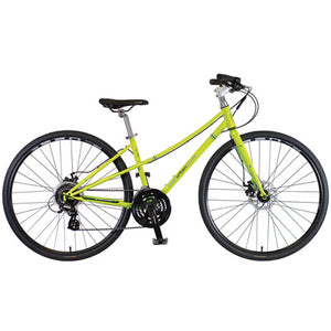 ladies urban bike Urban Xcape Disc S Pow Green Disc Commuter Bike – LIVE 4 BIKES
