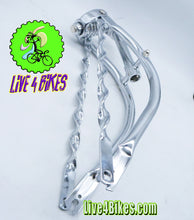Load image into Gallery viewer, 20 Lowrider Bent Spring Fork 1 Inch W/Twisted Bars Chrome.