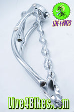 Load image into Gallery viewer, 20 Lowrider Bent Spring Fork 1 Inch W/Twisted Bars Chrome.