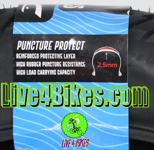 20x4.0 eBike Tire City Smooth Fat E-bike HD Heavy Duty Thornproof   - Live 4 Bikes