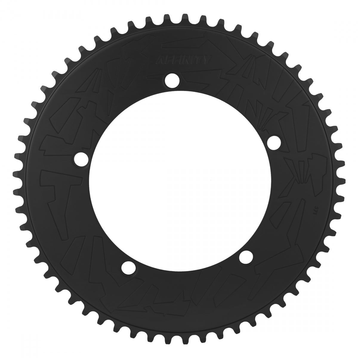 Affinity Chainring Affinity Pro 144mm 57T Alloy Hard-Ano Bk Pro Track ...