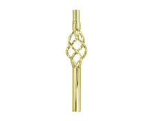 Load image into Gallery viewer, Steel Seatpost Pilar 25.4 x 300mm W/Cage Gold.