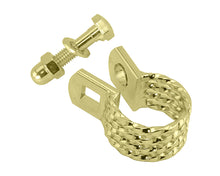 Load image into Gallery viewer, Lowrider Twisted Seatpost Clamp W/Bolt Outer Diameter 25.4mm 600 Gold.