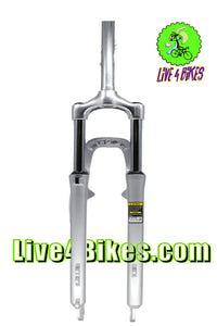 26 in Suspension alloy  Fork 1-1/8  Threadless MTB -Live4Bikes