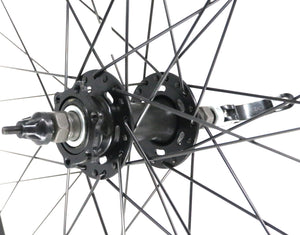 26 in Rear Wheel Rim Disc brakes QR Freewheel 7 speed  - Live 4 Bikes